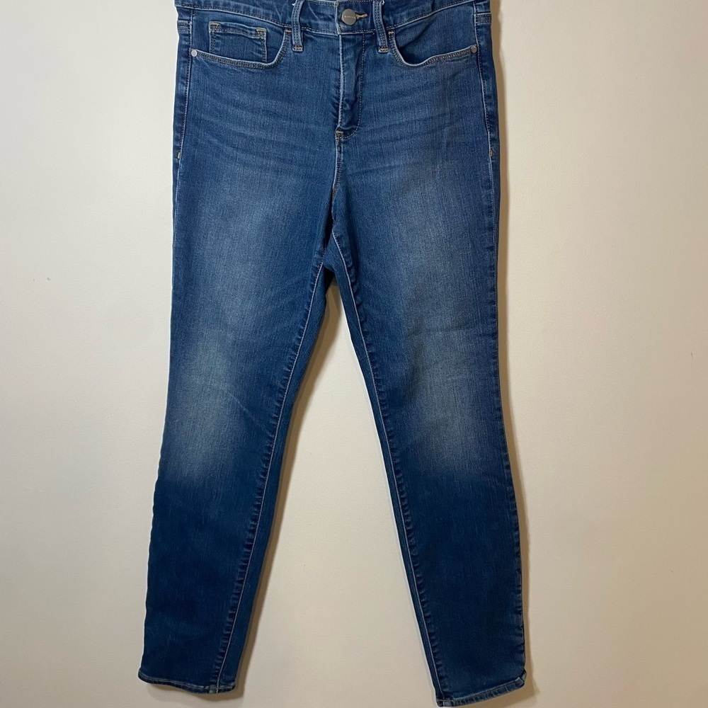 Athleta Skinny Dark Blue Jeans Size 6 - Picture 2 of 13
